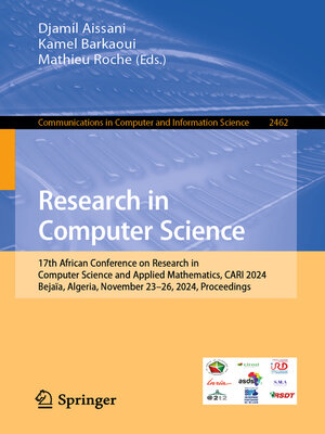 cover image of Research in Computer Science